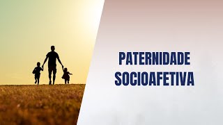 Paternidade socioafetiva [upl. by Vigen]