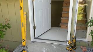 Jeld Wen Front Door Installation  Really crappy products and craftsmanship PART 1 [upl. by Lucilia47]