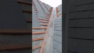 How to cut roof Slates for a valley [upl. by Leveroni]