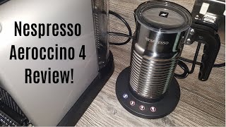 Nespresso Aeroccino 4 Milk Frother Review  Worth upgrading from the Aeroccino 3 [upl. by Sansone]