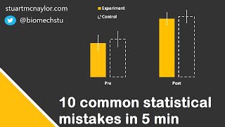 Ten Statistical Mistakes in 5 Min [upl. by Leahciam]