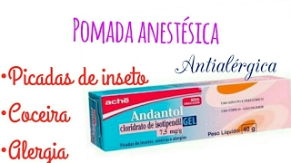 Resenha PomadaAndantol Gel [upl. by Nebur]